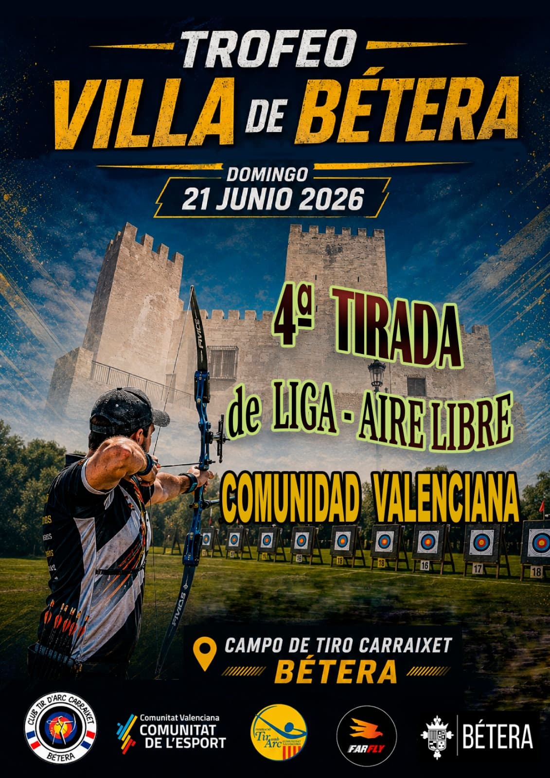 TROFEO VILLA DE BÉTERA 2026 (Puntuable para la 4ª Tirada de la Liga Valenciana de Aire Libre)